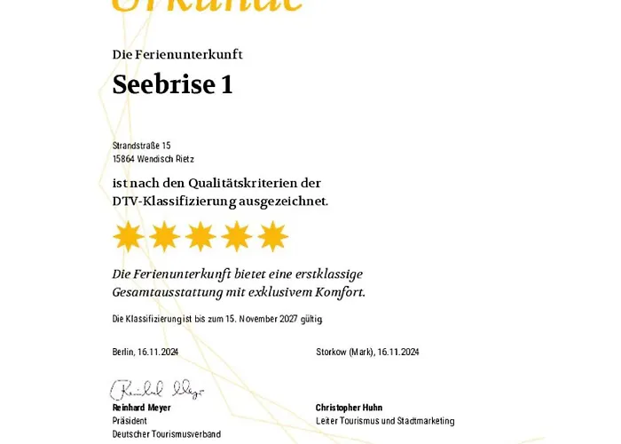 Apartamento 5*ferienwohnung Seebrise 1 Wendisch Rietz